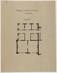 215024 Plattegrond van de begane grond van de woning van de geneesheer-directeur van het Stads- en Academisch ...